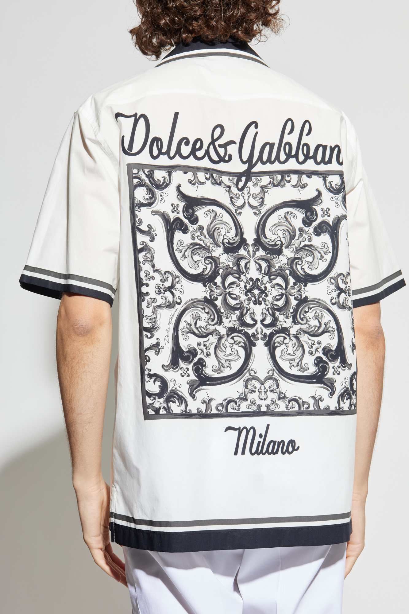 Dolce & Gabbana Cotton shirt with pocket | Men's Clothing